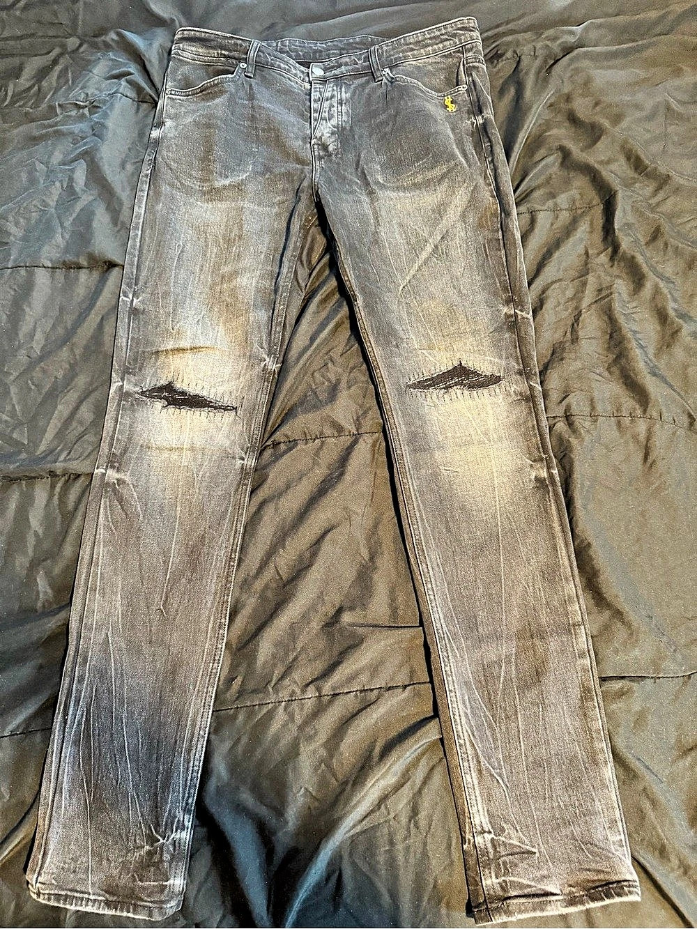 Ksubi Van Winkle Royalty Heroism and the Streets Skinny Jeans in Gray